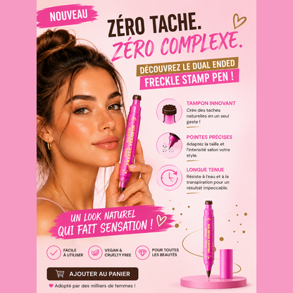 Stylo‑DotMe – Taches de rousseur naturelles